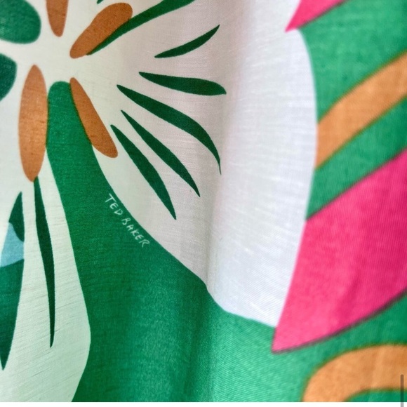 TED BAKER • STUNNING “Dulina” Green Floral Maxi Dress •Size 6 - Picture 7 of 14